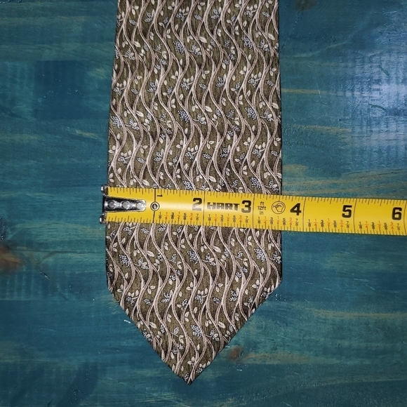 COCKTAIL COLLECTION Tiny flower/leaf pattern tie NEW - Picture 3 of 6